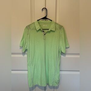 BKE Green Polo Shirt Soft Performance Fabric